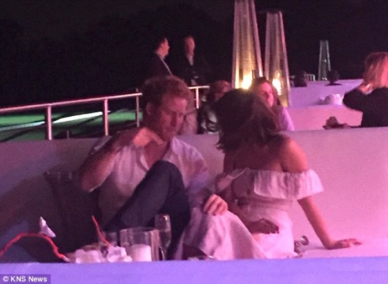 Photos Prince Harry Spotted Getting Cosy With Actress At